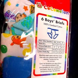 Cocomelon | 2T-3T Briefs 100% Cotton